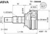 TOYOT 4341048010 Joint Kit, drive shaft
